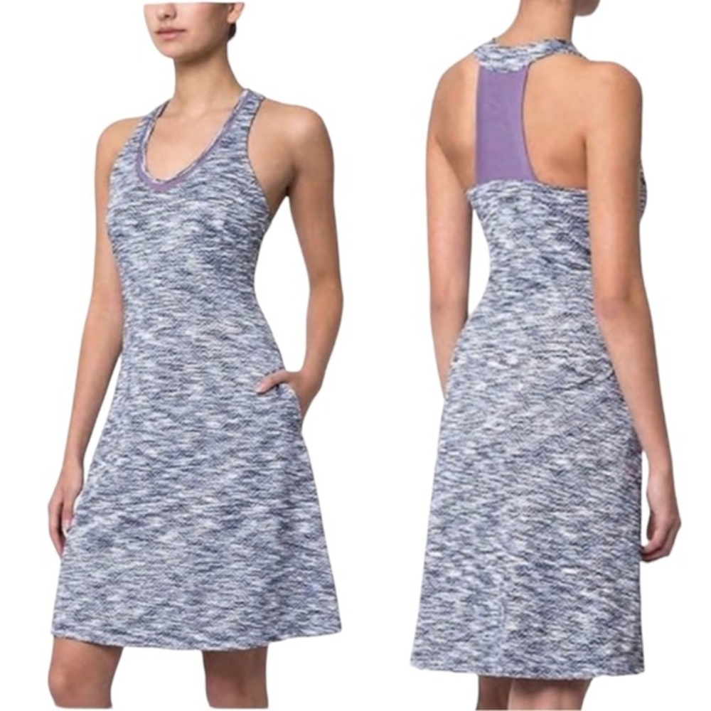 MPG Womens Small Monserrat Travel Athleisure Dress Racer Back Mesh Sleeveless